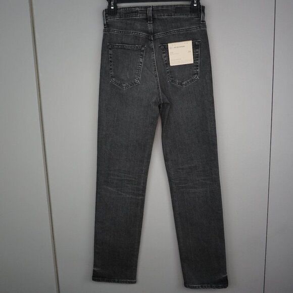 New AG Adriano Goldschmied Saige High Rise Straight Jeans 10 Yrs Bonfire size 24 - Picture 3 of 15